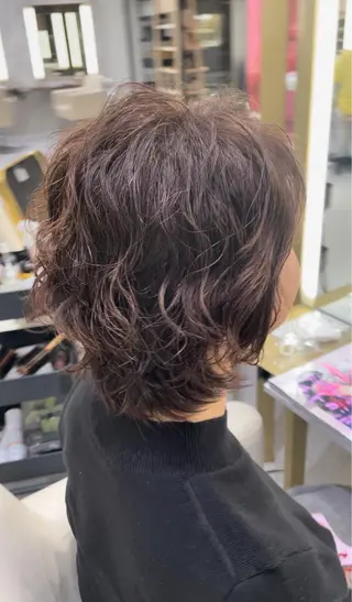 ショート パーマモデル募集🌈 森脇帆南のヘアスタイル