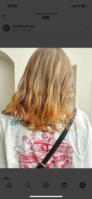 ロング トヨシマ シュウトのヘアスタイル