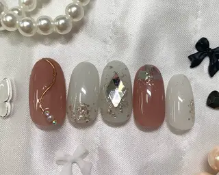 ネイル ネイルPetit Ribbonのネイルデザイン