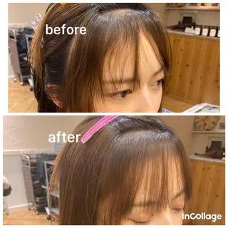 セミロング musiiik saya/今泉のヘアスタイル