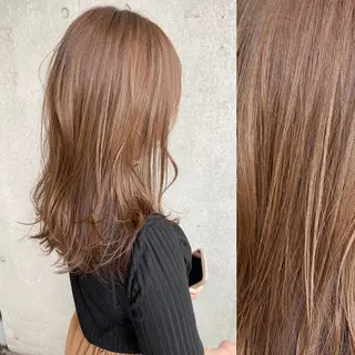 セミロング カラー ボブ& 髪質改善FUMIYAのヘアスタイル