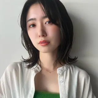 ミディアム 🍃透明感スタイル yu-ka🍃のヘアスタイル