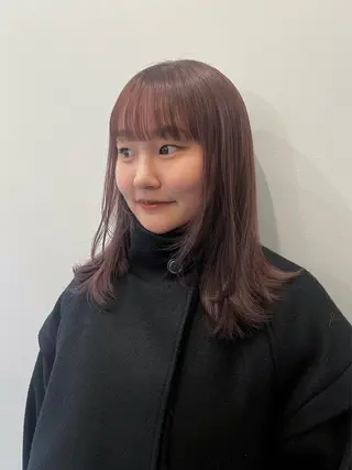 カラー the hinc所属・miyu /大阪 /レイヤーカットのヘアスタイル