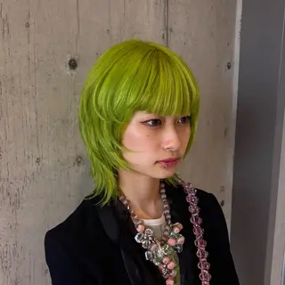 ミディアム カラー 🍎ハイトーン/ 透明感カラー🍎リオのヘアスタイル