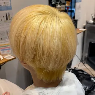 ショート カラー メンズ 飯塚 想のヘアスタイル