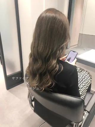 ロング カラー レイヤー/髪質改善/ 美髪矯正/手塚凌のヘアスタイル
