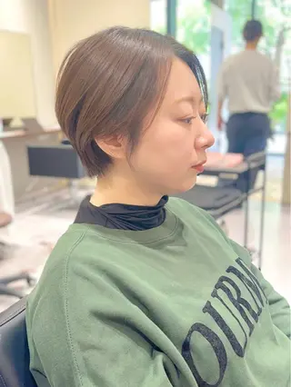 ショート カラー GIEN 末吉 海斗のヘアスタイル