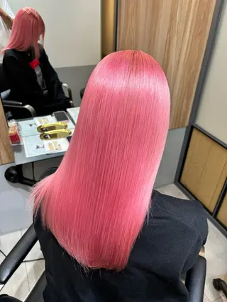 ロング BEL髪質改善&カラ ー🩵元町KAZUAのヘアスタイル
