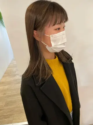 カラー 大迫 江梨のヘアスタイル