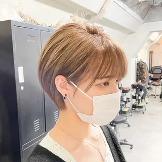 ショート カラー パーマ ヘアアレンジ メンズ キッズ ネイル マツエク・マツパ GO TODAY SHAiRE SALON所属・大人スタイル 太田のヘアスタイル