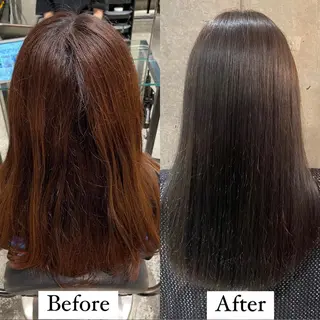 セミロング Ainoa nouer所属・✨髪質改善/代々木 新宿/縮毛矯正✨のヘアスタイル