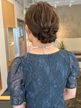 セミロング ヘアアレンジ 武田美空🐇 ボブ/暖色カラー🌷のヘアスタイル