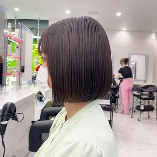 ショート ✨透明感、艶髪ヘア✨ 韓国ヘア特化💖のヘアスタイル