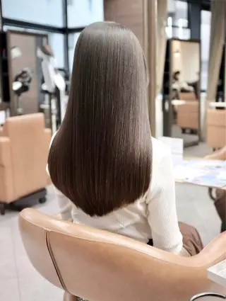 ロング カラー パーマ 藤原快斗 /ウルフ/ハイトーンのヘアスタイル