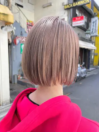 ミディアム カラー Reb_keiji 👑小倉圭司のヘアスタイル