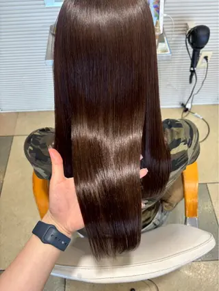 ロング カラー ブリーチなし艶カラー /いくののヘアスタイル