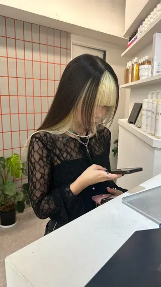 ロング カラー PELE所属・ミルクティー指名 No.1🎀yuiのヘアスタイル