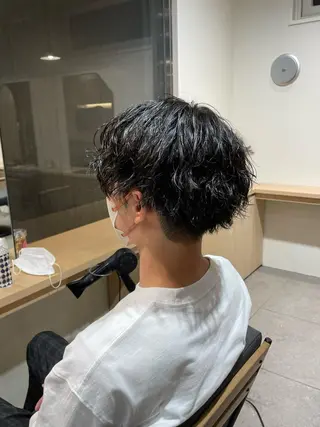 パーマ メンズ Le'a所属・渋谷/フェード/ 國分 翔のヘアスタイル