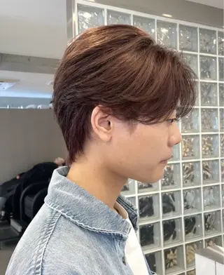 カラー パーマ メンズ 馬場 斗生のヘアスタイル