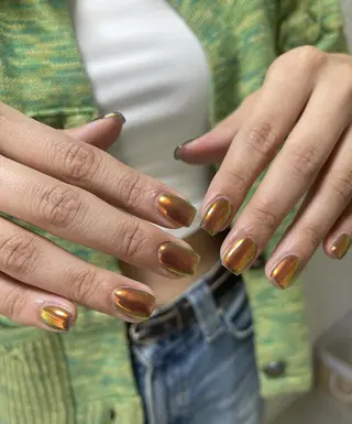 ネイル ki🍒🍒 ki ツルツルネイルのネイルデザイン