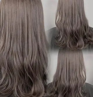 カラー 透明感カラー グレージュ/あいのヘアスタイル