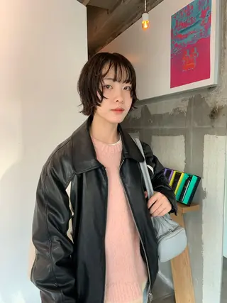 ショート mirai/ブリーチ ダブルカラーのヘアスタイル