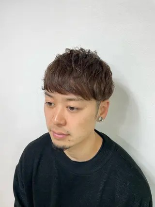 カラー メンズ Agu hair act 姫路駅前おみぞ筋店所属・カワモト ソウタのヘアスタイル