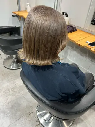 ミディアム メンズレディース お任せください伊織のヘアスタイル