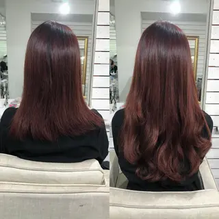 セミロング カラー 🦋美髪/エクステ 🦋アベイクミのヘアスタイル