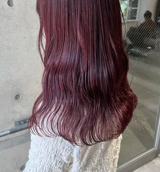 セミロング カラー 暖色/まろベージュ/ シカタユウカのヘアスタイル