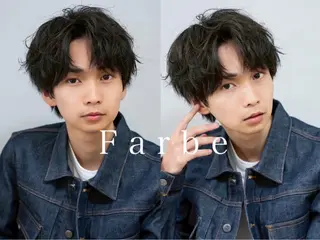 ミディアム Farbe🤍 9/12新オープンのヘアスタイル