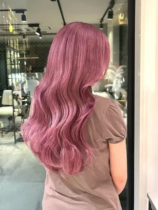 ロング カラー Qin所属・ハイトーン特化 🌟  ミキのヘアスタイル