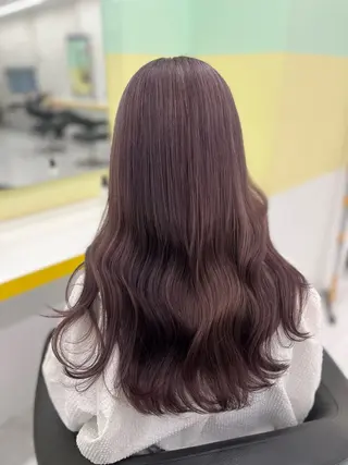 ロング カラー ハイトーンカラー 🦄レイヤーカットのヘアスタイル