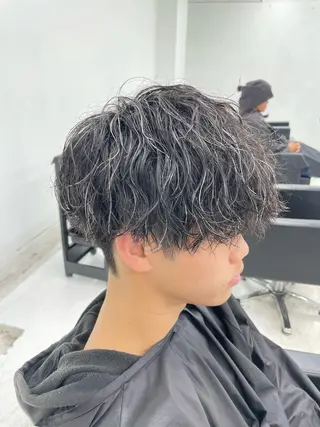 ミディアム カラー パーマ メンズ 【柏メンズパーマ職人 】店長　KAZUMAのヘアスタイル