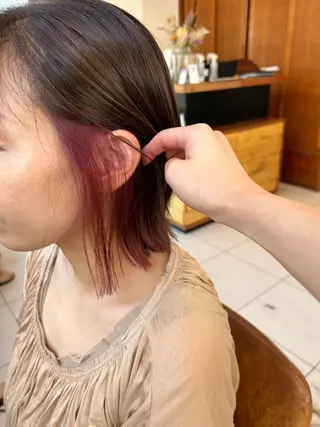 ミディアム カラー 艶カラー/耳つぼ/ 渡辺奈緒のその他イメージ