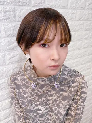 ショート 高木 麻知子のヘアスタイル