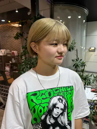 ショート カラー designcolo r/似合わせNOKAのヘアスタイル