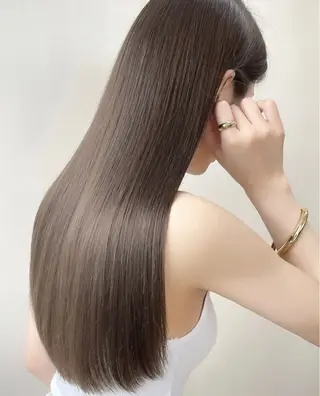 ロング Belle五丁目店所属・韓国風デジタルパーマ 宗像 快歩のヘアスタイル