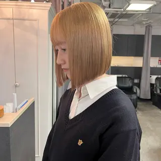 ショート カラー ボブ& 髪質改善FUMIYAのヘアスタイル