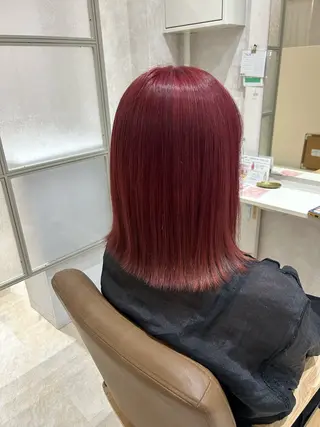 ミディアム カラー オリーブ・赤み消し 💚MAKOTO💚のヘアスタイル