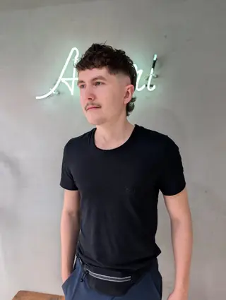 ショート カラー パーマ ヘアアレンジ メンズ 【韓国ヘア】 人気No.1/ユウキのヘアスタイル