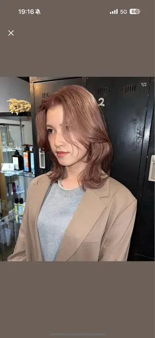 ミディアム カラー カラー/ かずまのヘアスタイル