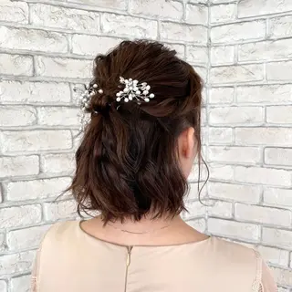 ヘアアレンジ ガーリー/暖色カラー /横浜/さくらのヘアスタイル