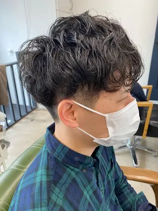 パーマ メンズ 艶髪🌟髪質改善✨ Zinaヤマダ チサのヘアスタイル