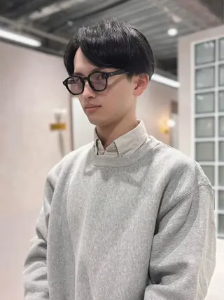 ショート garage.所属・吉田 慎冴/メンズパーマのヘアスタイル