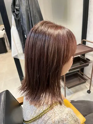 ミディアム カラー La fith hair share野田阪神所属・タイガ/ｽﾀｲﾘｽﾄ /野田/福島/透明感のヘアスタイル