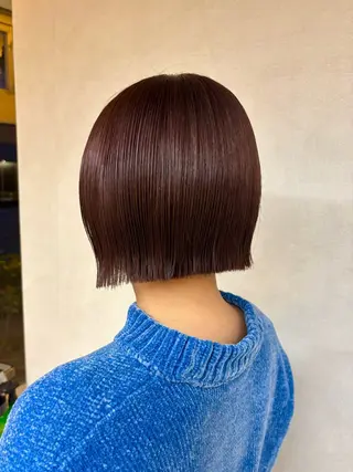 ショート カラー ボブ/レイヤー/暖色 カラー/dai🌿のヘアスタイル
