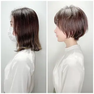 ショート シンプル+αな デザインを 松崎陸のヘアスタイル