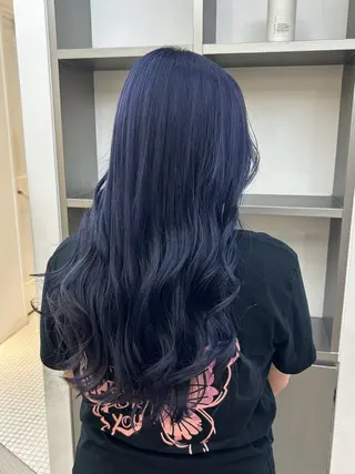 セミロング MiRI💜地毛級 エクステ✖似合わせ技のヘアスタイル