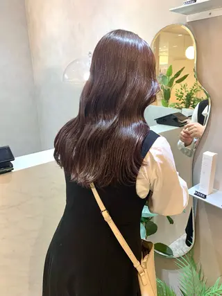 ロング カラー 韓国ヘア🇰🇷/ 顔周り/松田光里のヘアスタイル